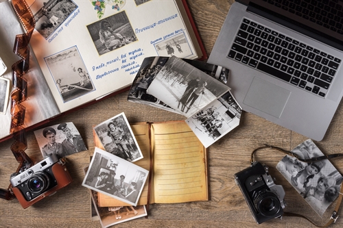 Papers, photos and family history